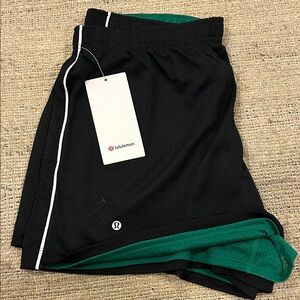 lululemon Double Layer Mesh Basketball Short Midrise 5”